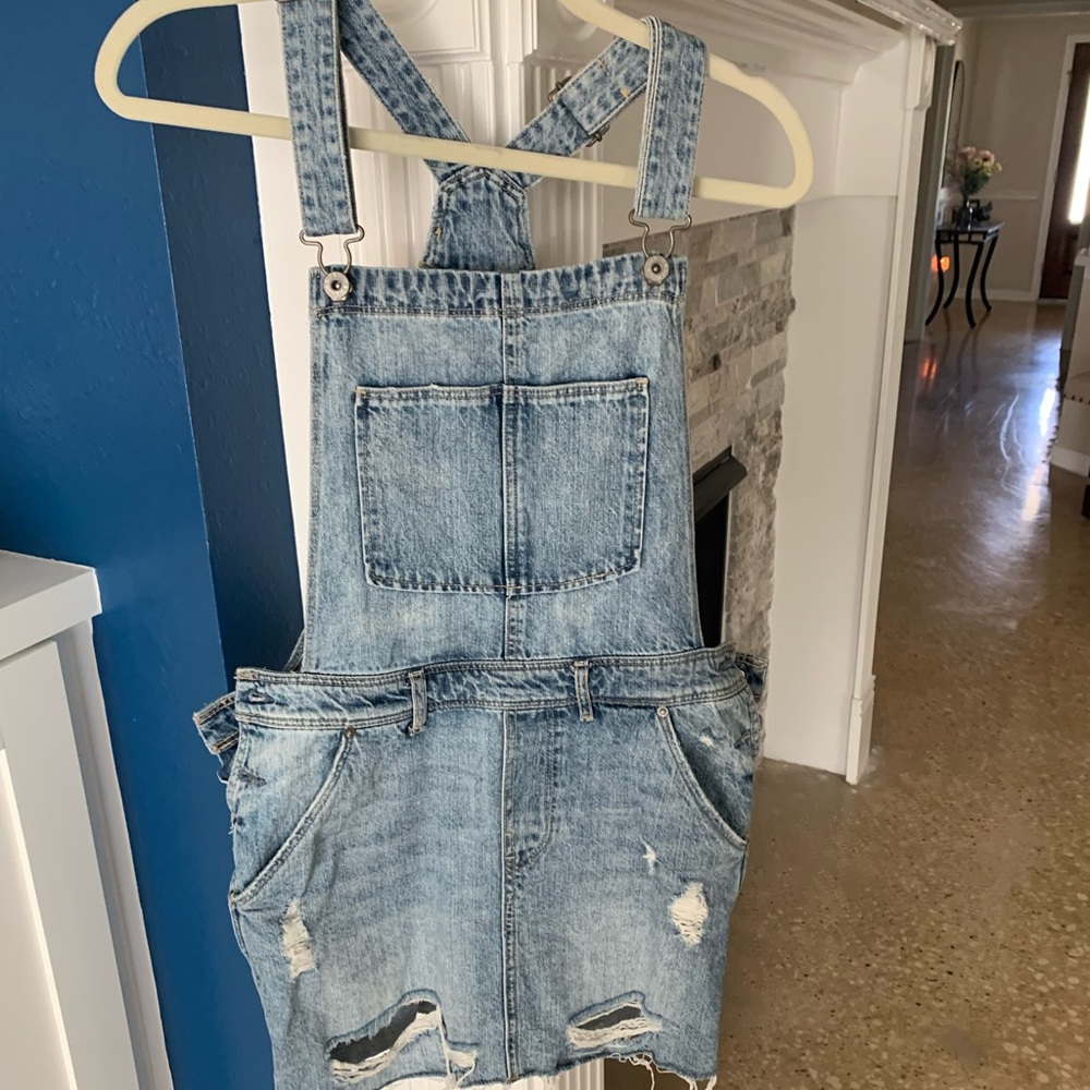 Denim Overall Dress